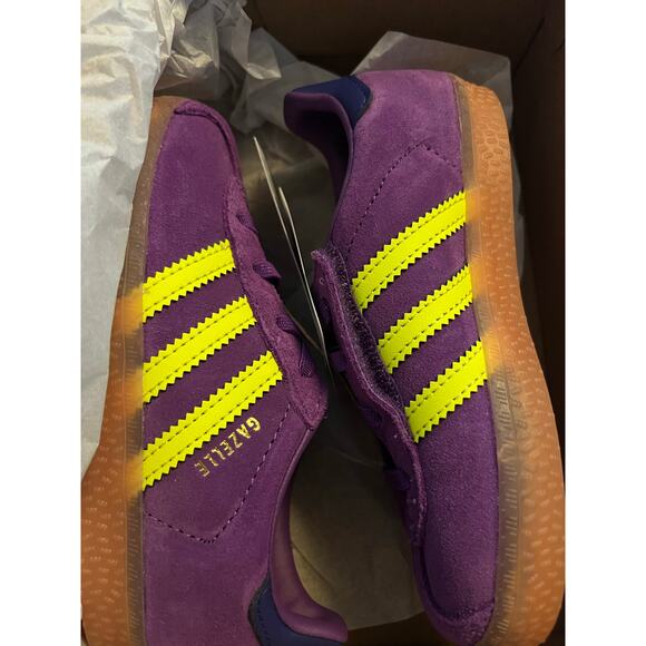 adidas Originals Kids Sneakers in Purple and Yellow - Picture 5 of 6